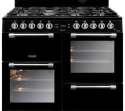 LEISURE  Cookmaster CK100G232K 100 cm Gas Range Cooker - Black & Chrome